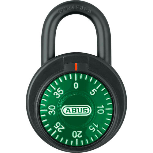 ABUS Combination Dial Padlock 78/50 Green - Pkg Qty 6