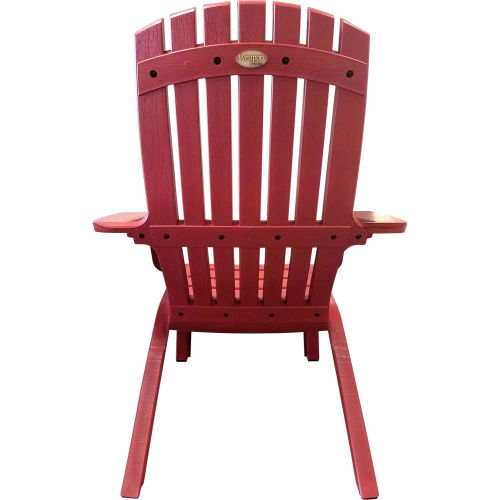 barn red adirondack chairs