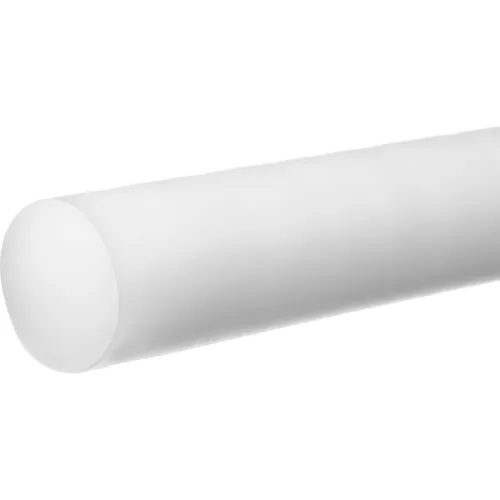 USA Sealing UHMW Polyethylene Plastic Rod 3 Inch Diameter, 3 Foot Length - White