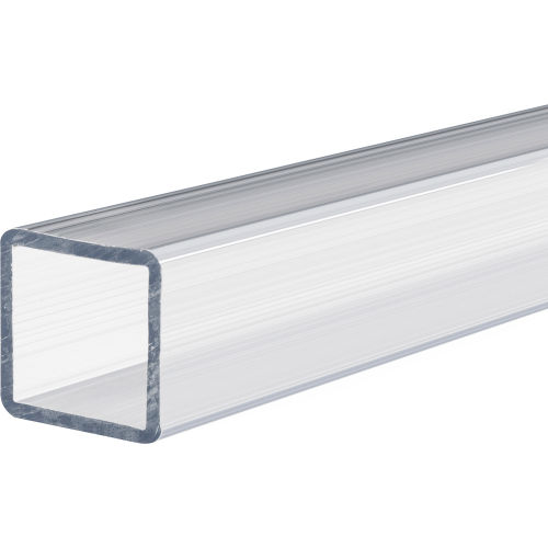 USA Sealing Polycarbonate Rectangular Tube 12"L x 2"W, Clear