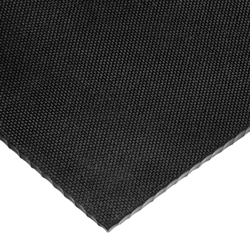 Black Neoprene Rubber Mat, 3/4 Inch Thick, 4 X 6 FT.