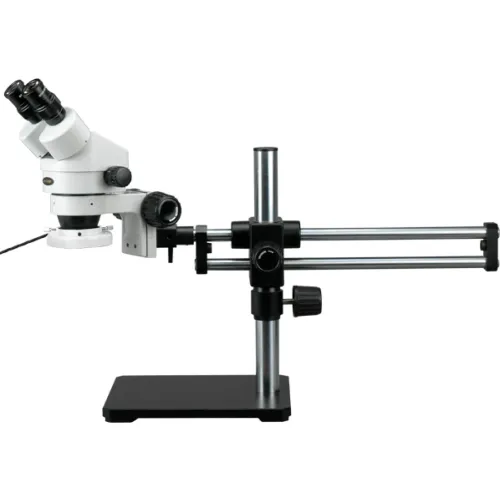 AmScope SM-2T Professional Trinocular Stereo Zoom Microscope, WH10x Eyepieces, 7X-45X Magnification, 0.7X-4.5X Zoom Objective, Upper an 並行輸入品 : AmScope SM-2TX-DK Professional Trinocular Stereo Zoom