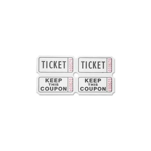 Sparco Roll Tickets - White - 2000/Roll Sparco Roll Tickets - White - 2000/Roll