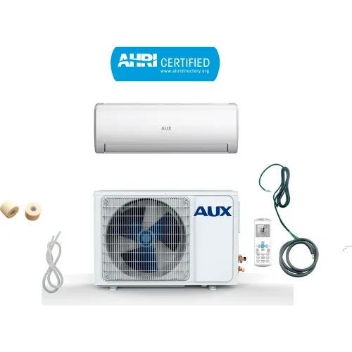 AUX Ductless Mini Split Air Conditioner w/ Heat Pump, 36000 BTU, 3 Ton,  230V, 12ft Lineset