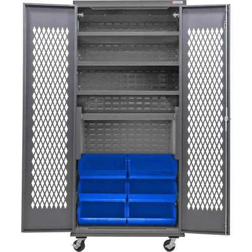 Global Industrial™ Security Work & Storage Cabinet, 6 Drawers, 68