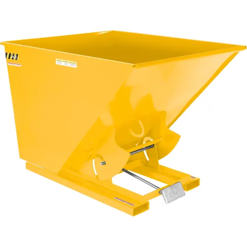 Vestil™ Steel Light Duty D-Style Self Dumping Hopper, 2 Cu. Yd., 2000 ...