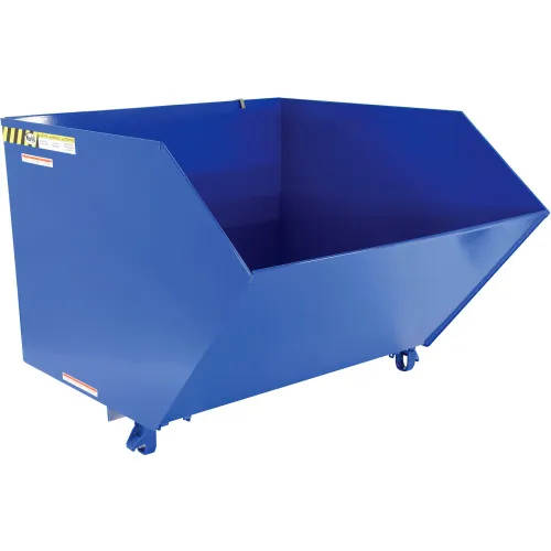 Vestil™ Light Duty H-Style Low Profile Self Dumping Hopper, 1-1/2 Cu ...