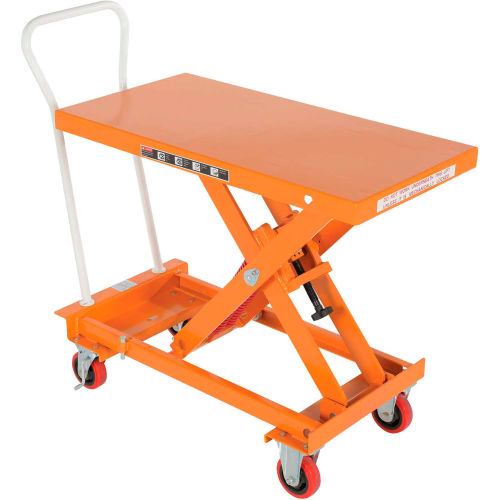 Vestil Self-Elevating Lift Cart SCSC-800-2040 - 20"W x 40"L Platform