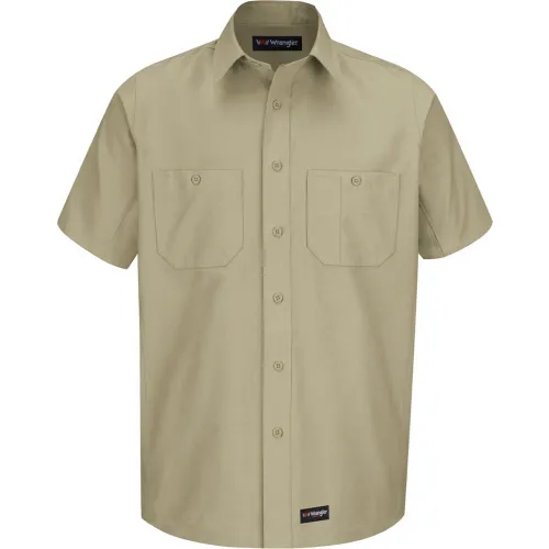 『TEN WORK SHIRT KHAKI S』 Dickies Short Sleeve Twill Work Shirt Khaki – Black Sheep Skate Shop