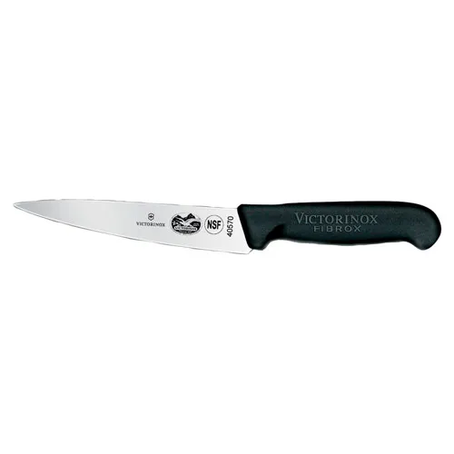 Victorinox Swiss Army Fibrox 6 Chef's Knife with Black Handle