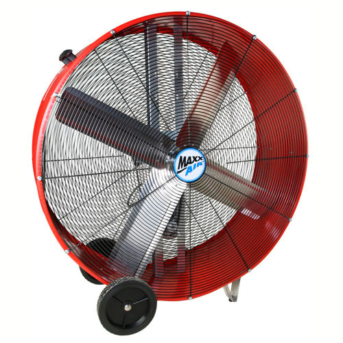 MaxxAir™ 36" Direct Drive Heavy Duty Portable Barrel Fan BF36DD RED