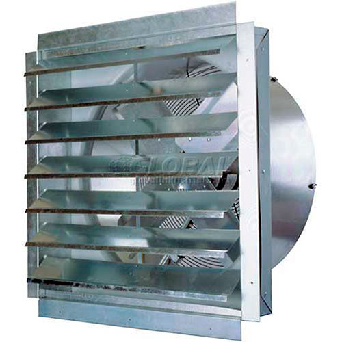 MaxxAir™ 30" Heavy Duty Exhaust Fan W/ Integrated Shutter, 1/2 HP