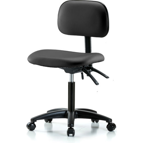 Multi-Purpose Industrial Chair with New Voyager™ Vinyl - Black