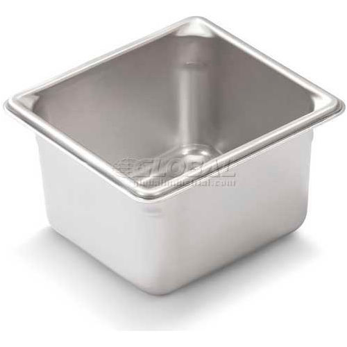 Vollrath&#174; Super Pan V Stainless Steam Table Pan, 30642, 4&quot; Depth, 1/6 Size - Pkg Qty 6