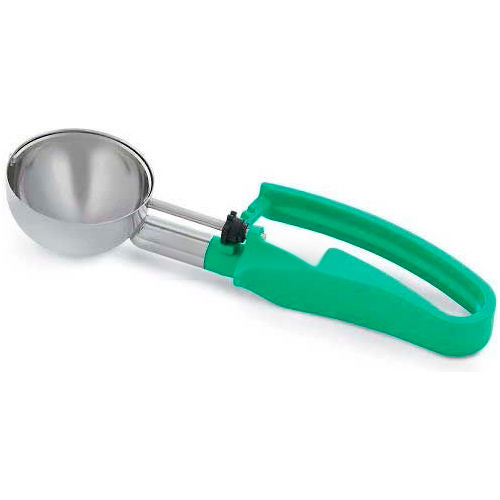 Vollrath&#174; Standard Length Squeeze Disher, 47393, Green, 2.8 Oz. Capacity - Pkg Qty 12