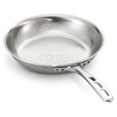 Vollrath&#174; Tribute 3-Ply Plated Handle Fry Pan, 69212, 12&quot; Top Diameter, Natural Finish - Pkg Qty 2