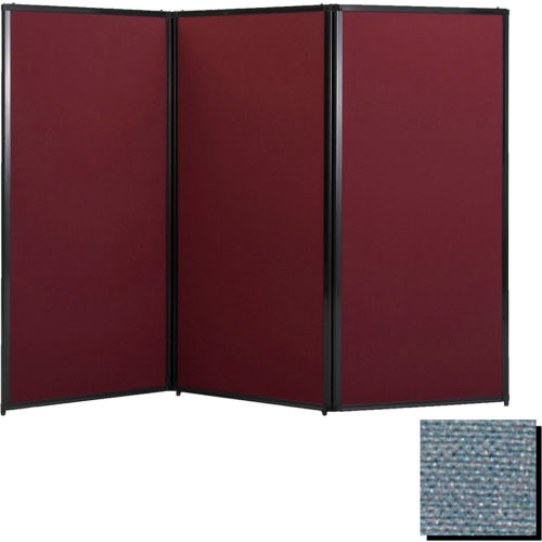 Privacy Screen, 70" Fabric, Powder Blue