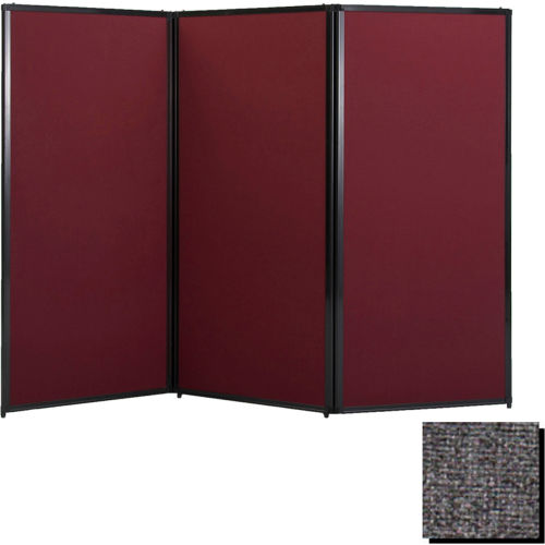 Privacy Screen, 88" Fabric, Charc Gray
