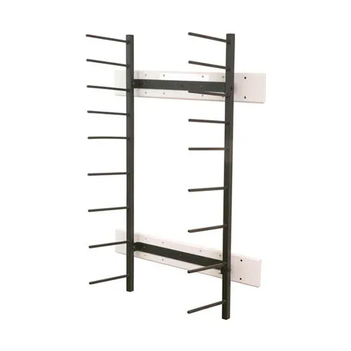 Brookside Design Vis-i-Rack High Capacity 16 Bin Blueprint Roll File  Storage Rack, Textured Black (V