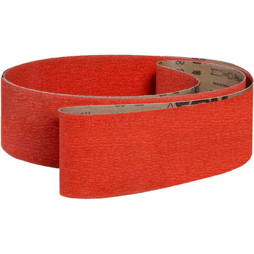 VSM Abrasive Belt, 281751, Ceramic, 6" X 48", 120 Grit Pkg Qty 10