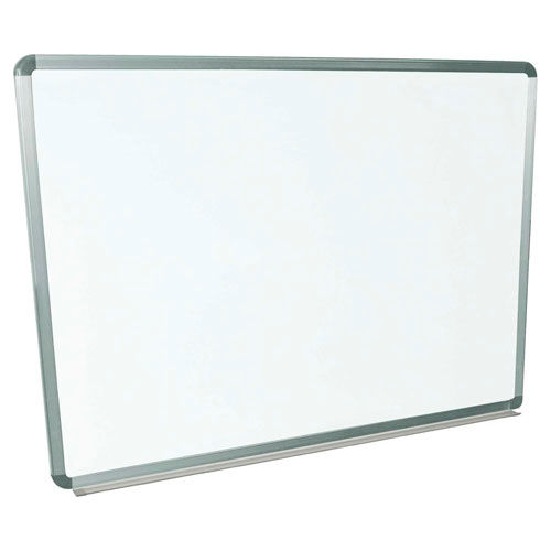 Magnetic Dry Erase White Board - 48 x 36 - Steel Surface - Aluminum Frame