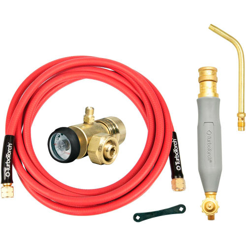 TurboTorch® SOF-FLAME™ Torch Kit, WSF-4 , S-4 Soldering Tip, 12' Hose, Air Acetylene