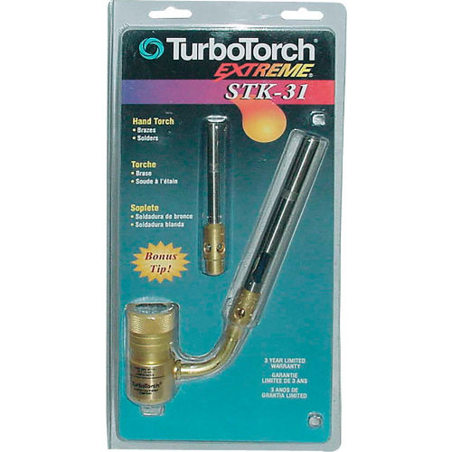 TurboTorch® Extreme® STK-31 Torch Swirl, MAP-Pro/LP Gas (HAZ), ST-1/ST-3 Tip, 1800 Max BTU