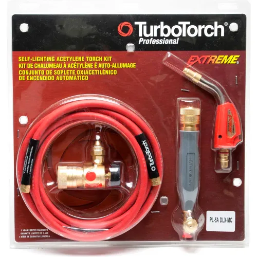 TurboTorch® Extreme® Self Lighting Torch TDLX 2010B Carrier Kit, Air Acetylene, 12' Hose