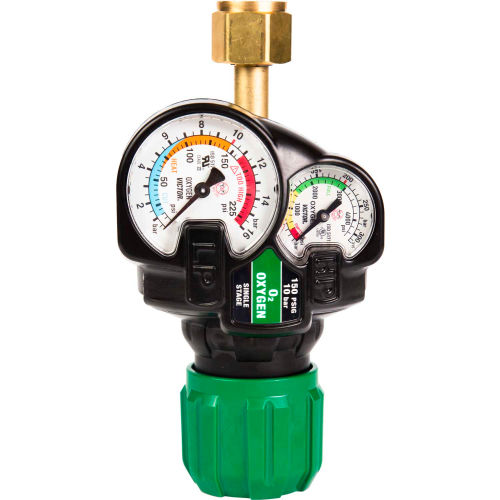 Victor® EDGE 2.0 Regulators ESS42-150-540, Oxygen Regulator, CGA 540, 150 PSI, 9/16-18 Outlet