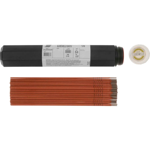 ESAB® Sureweld 6010 Mild Steel Stick Electrodes, 3/32"Dia. X 14", 5 Lb.