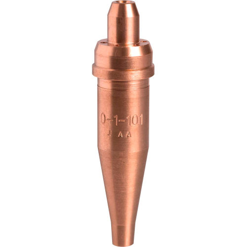 Victor&#174; Style 1-101- Size #0 Acetylene Cutting Tip, Brass, 1/2&quot; Metal Cutting Capacity