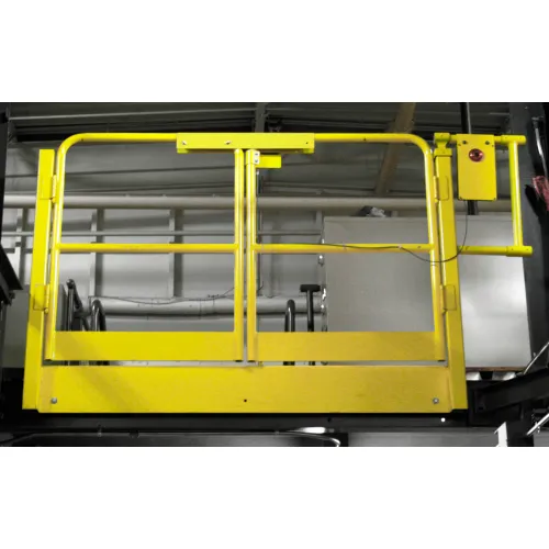 Wildeck® 3-Rail Swing Gate 6' Wide 5370202 with Safety Alarm