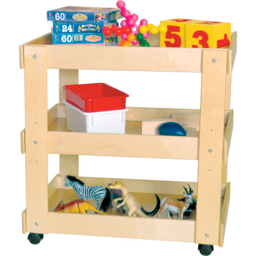 Wood Designs™ Utility Cart, 31"L x 20"W x 31"H, Brown