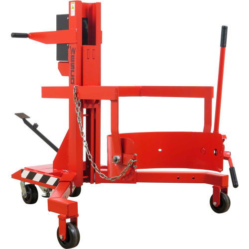 Wesco® Manual Drum Lift & Tilter 240189 for 55 Gallon Drums 800 Lb
