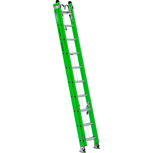 Werner 20' IAA Fiberglass AERO Box Rail/TriRung Extension Ladder with