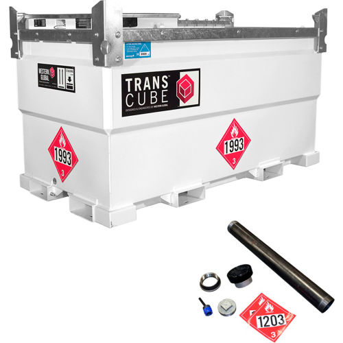 Western Global 552 Gallon TransCube Gasoline Transportable Fuel Storage