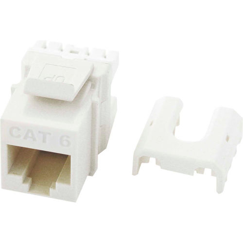 Legrand® WP3476-WH Cat 6 Quick Connect RJ45 Keystone Insert, White - Pkg Qty 10