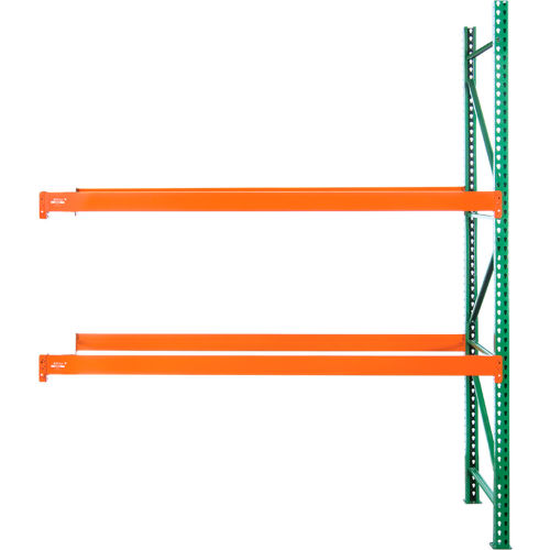 Husky Rack & Wire Teardrop Pallet Rack Add-On - No Deck - 120"W x 42"D x 144"H