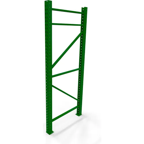 Husky Rack & Wire Pallet Rack Teardrop Upright Frame 42"D x 240"H