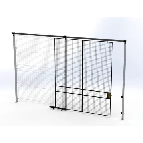 Husky Rack & Wire™ Welded Wire Security Partition Slide Door, 8'W x 10 ...