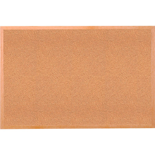 Ghent® Cork Bulletin Board - Hardwood Oak - 4' x 8'