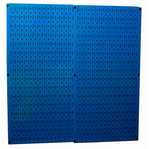 Wall Control Pegboard Pack- 2 Panels, Blue Metal, 32&quot; X 32&quot; X 3/4&quot;