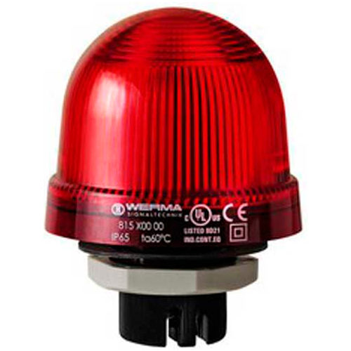 Werma 81710054 Flashing Beacon EM 12V DC, Flashing, Red