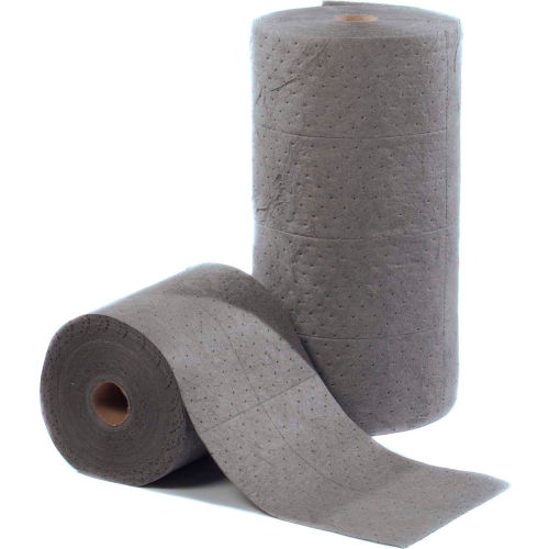 Global Industrial&#153; Universal Roll, Medium Weight, 150'L x 15&quot;W, Gray, 2/Pack