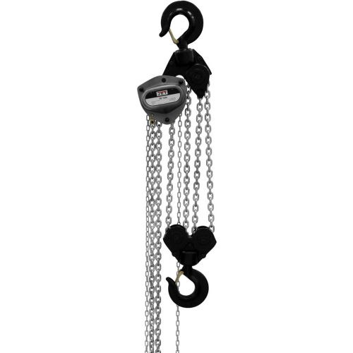 JET&#174; L100 Series Manual Chain Hoist w/Overload Protection 10 Ton,10 Ft Lift