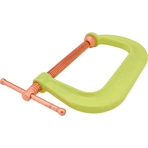 Wilton 24079 Model H402CS 0-2" Opening 2" Throat Depth Spark-Duty Drop Forged Hi-Vis C-Clamp
