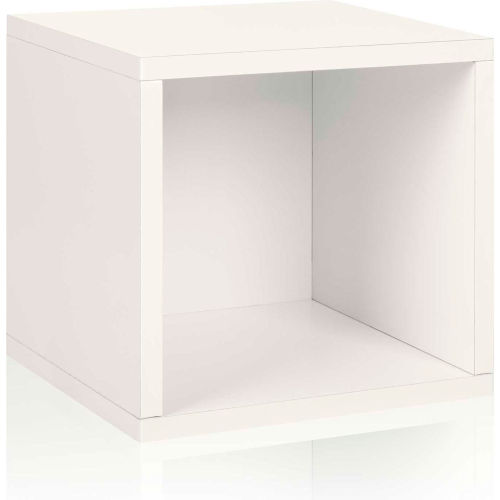 Way Basics Eco Stackable Storage Cube, White