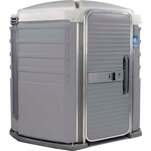 PolyJohn® We'll Care™ ADA Compliant Portable Restroom Pewter - SA1-1005
