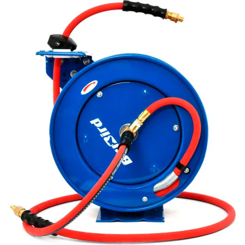 Tubo Aria In Gomma BluBird 1/2" X 3' | Con Attacchi 1/2" NPT Maschi