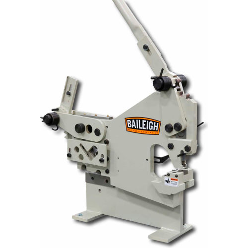 Baileigh Industrial Manually Operated Ironworker with Punch Station, 10 ...